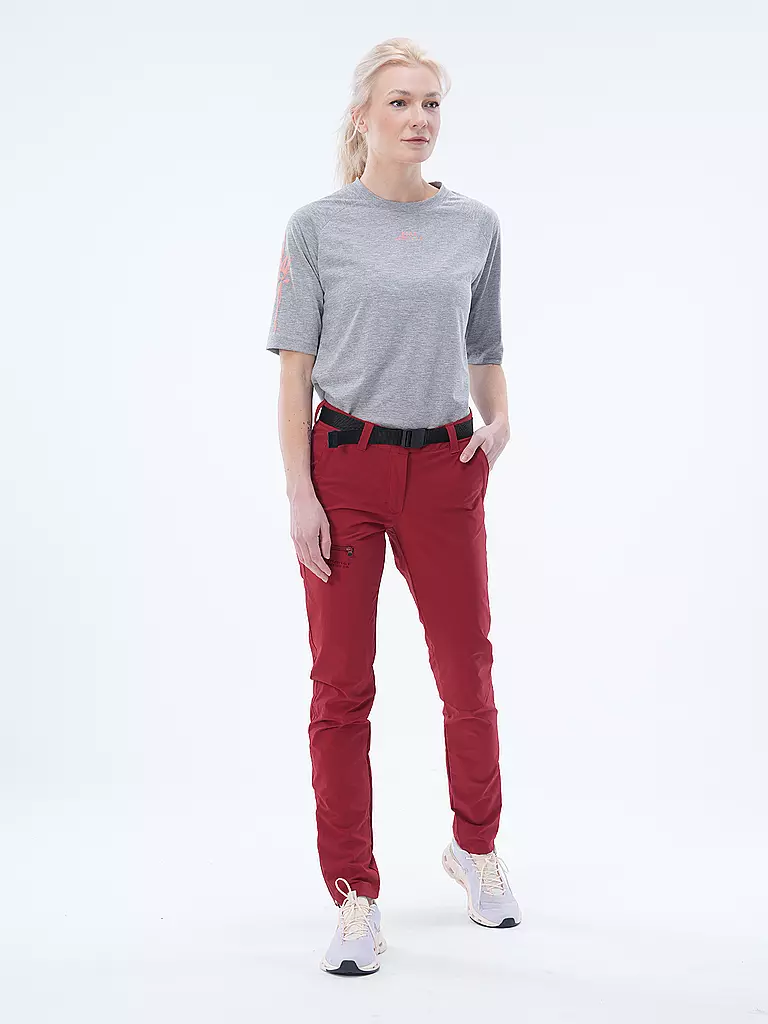 MAIER SPORTS | Damen Wanderhose Inara Slim | dunkelrot