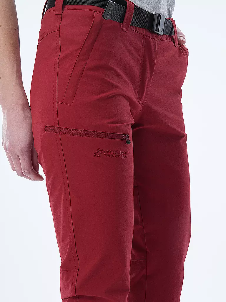 MAIER SPORTS | Damen Wanderhose Inara Slim | dunkelrot