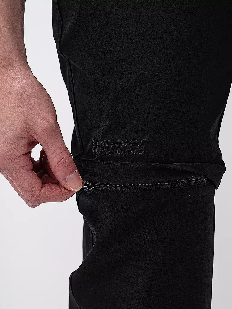 MAIER SPORTS | Damen Wanderhose Nata2 ZipOff | schwarz