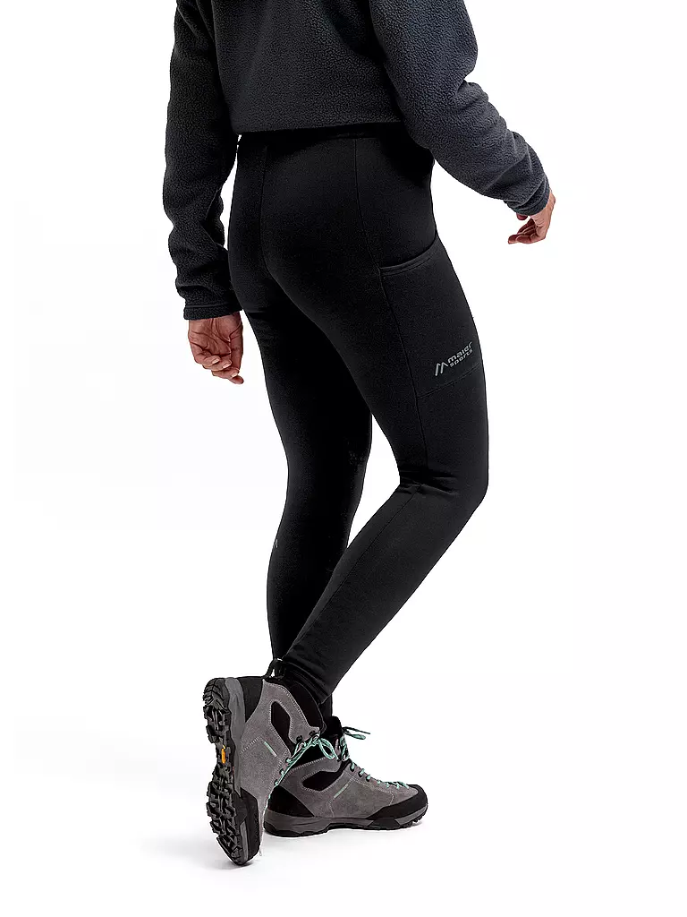 MAIER SPORTS | Damen Wandertight WinterWrap | schwarz