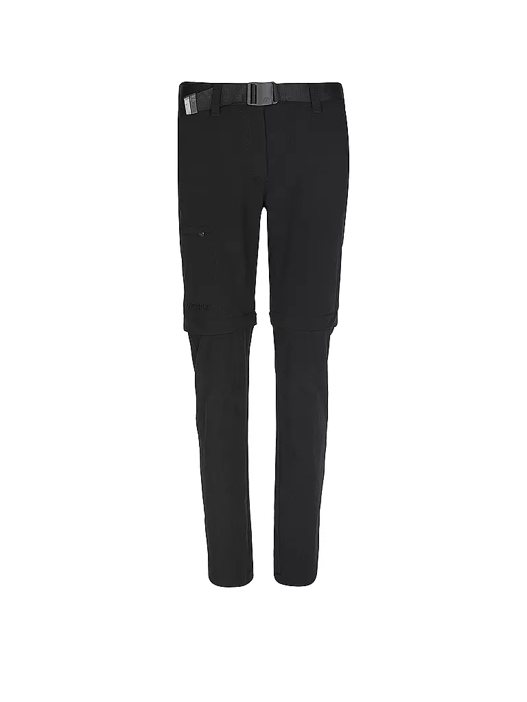 MAIER SPORTS | Damen ZipOff-Wanderhose Inara Slim Zip | schwarz
