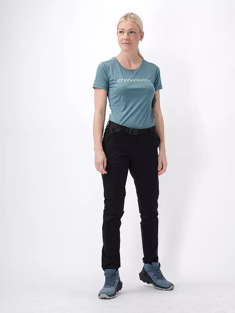 MAIER SPORTS | Damen ZipOff-Wanderhose Inara Slim Zip | schwarz