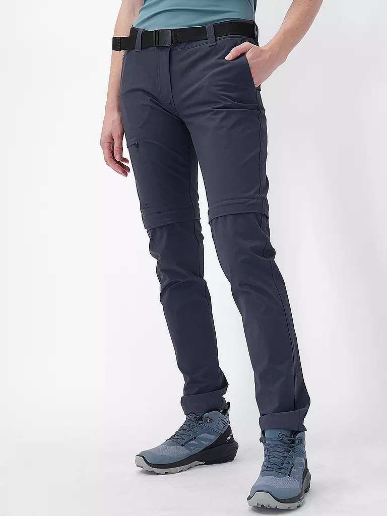 MAIER SPORTS | Damen ZipOff-Wanderhose Inara Slim Zip | grau