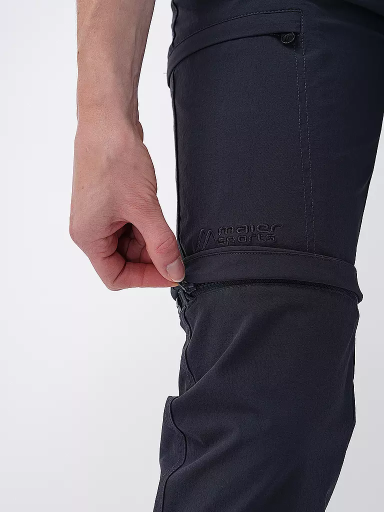 MAIER SPORTS | Damen ZipOff-Wanderhose Inara Slim Zip | grau