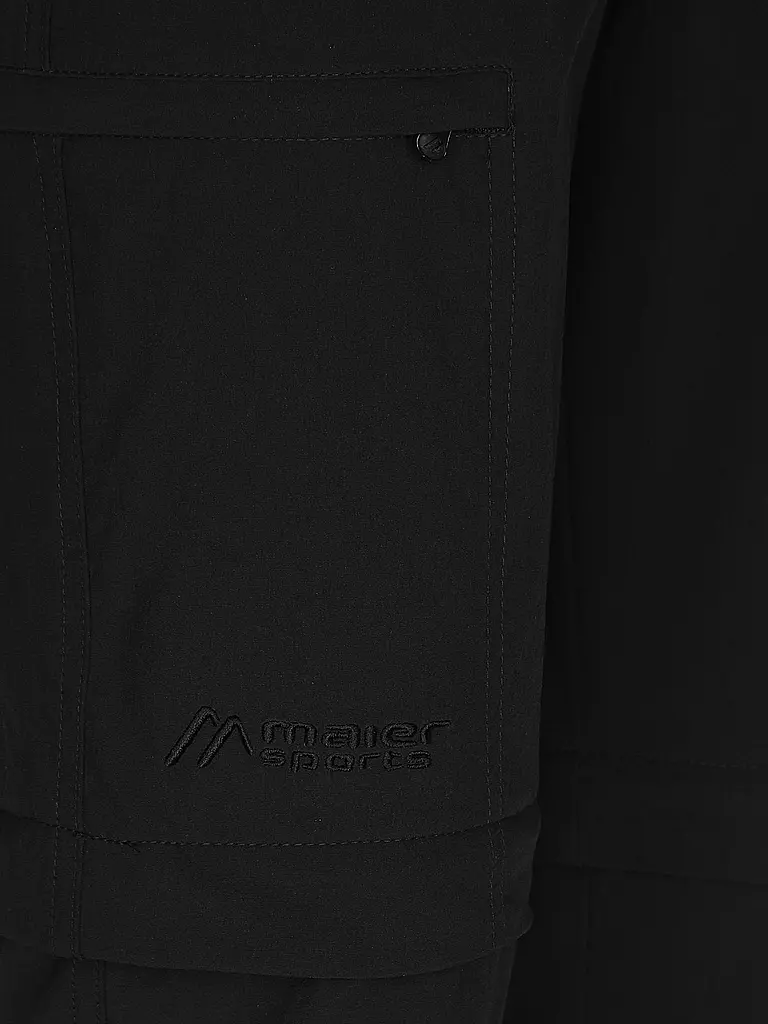 MAIER SPORTS | Damen ZipOff-Wanderhose Inara Slim Zip | schwarz