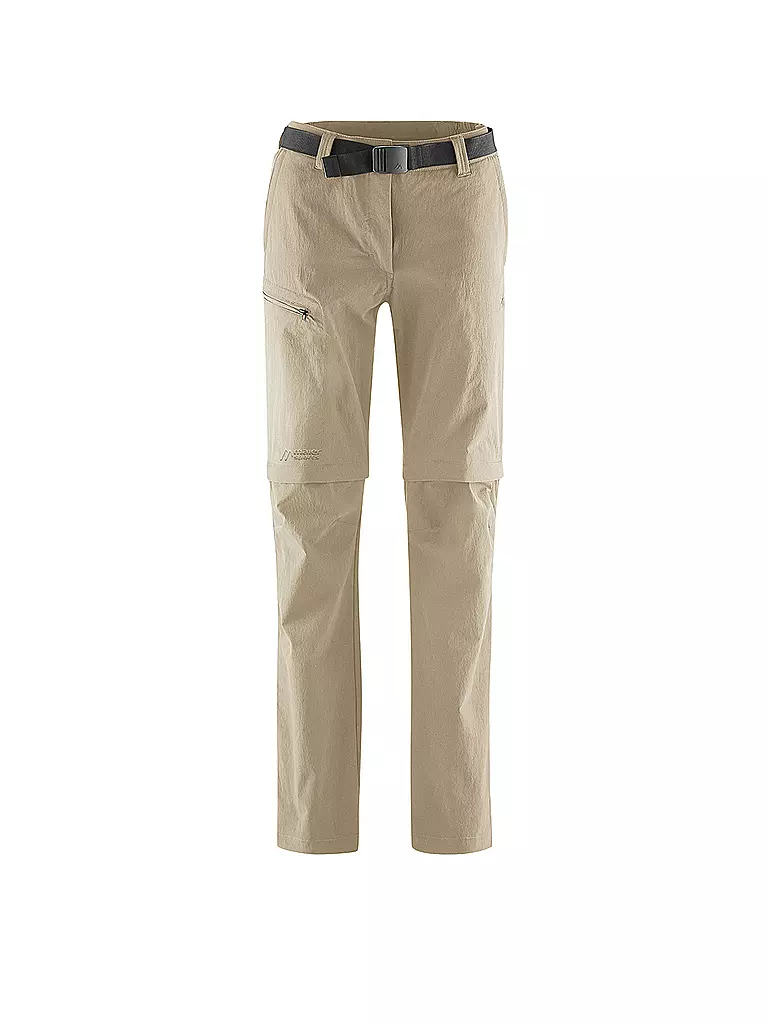 MAIER SPORTS | Damen ZippOff-Wanderhose Nata | beige