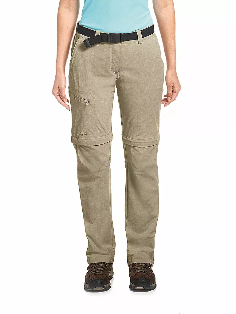 MAIER SPORTS | Damen ZippOff-Wanderhose Nata | beige