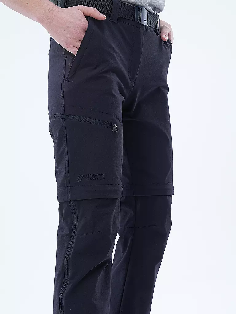 MAIER SPORTS | Damen ZippOff-Wanderhose Nata | dunkelblau