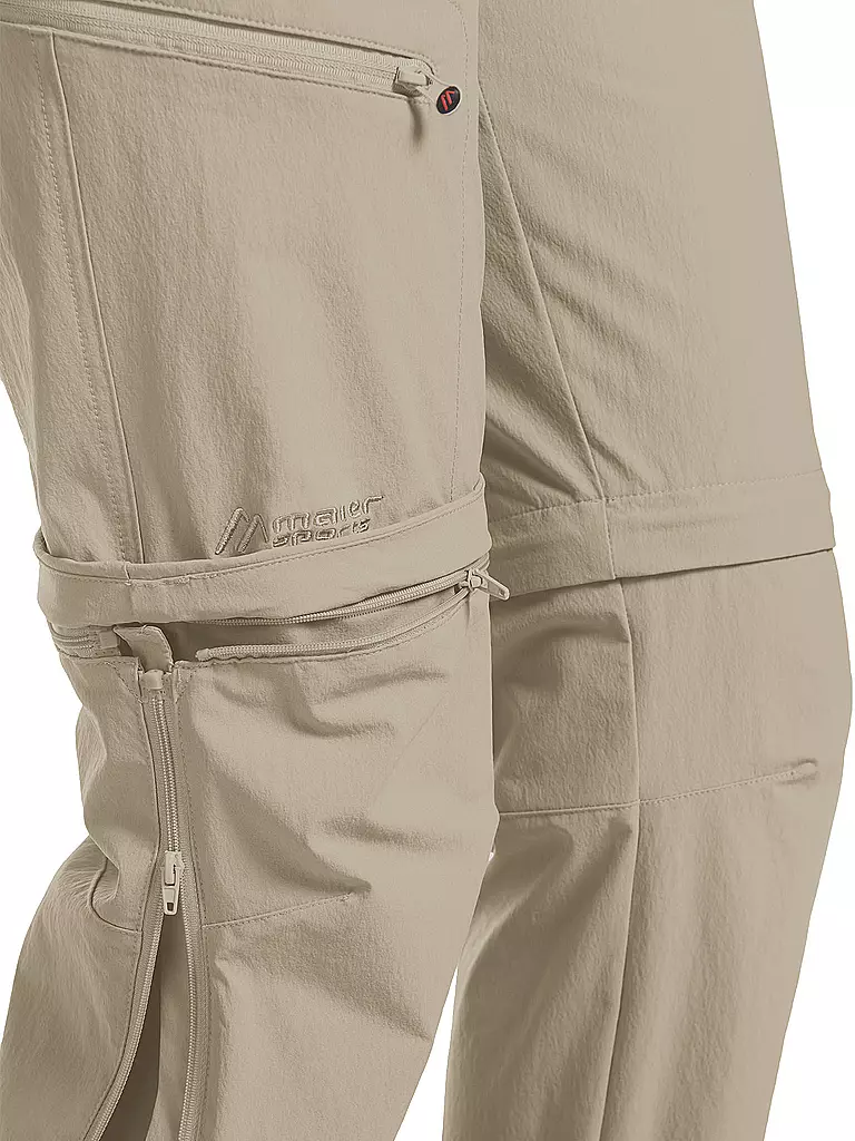 MAIER SPORTS | Damen ZippOff-Wanderhose Nata | beige