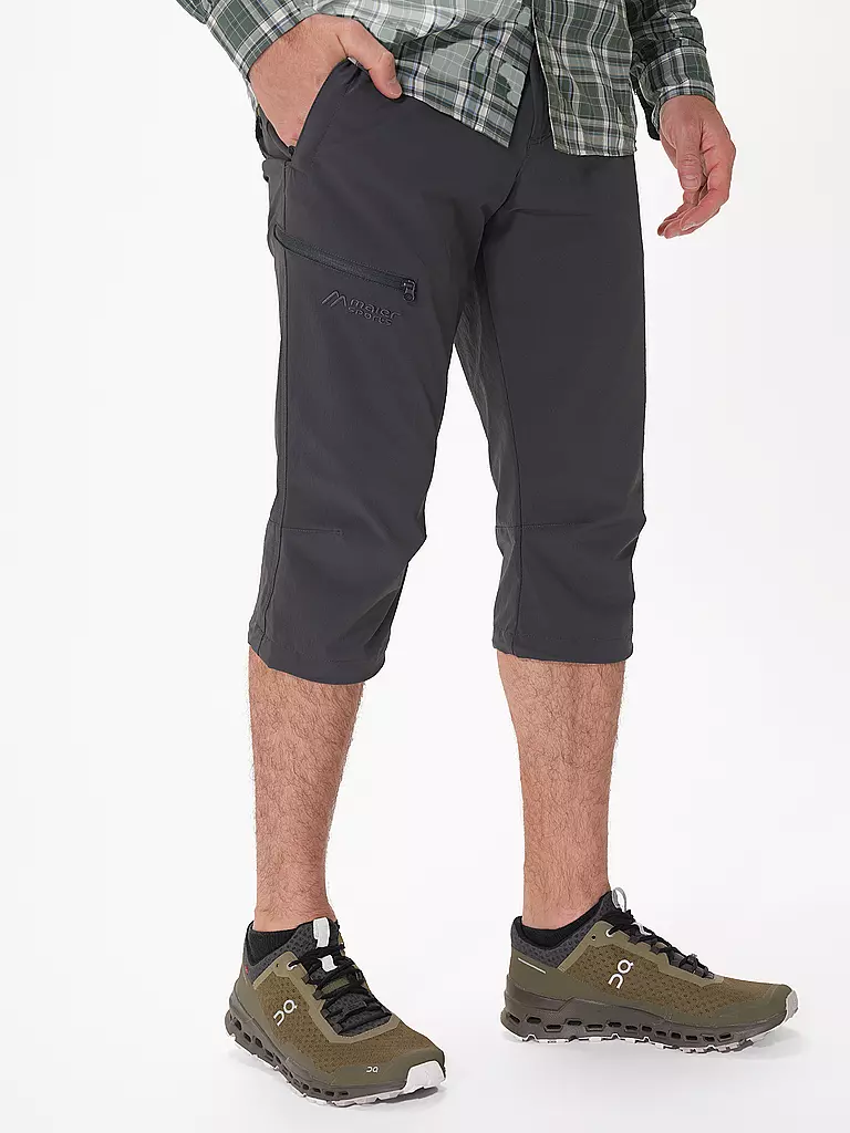 MAIER SPORTS | Herren 3/4 Wanderhose Jennisei | grau
