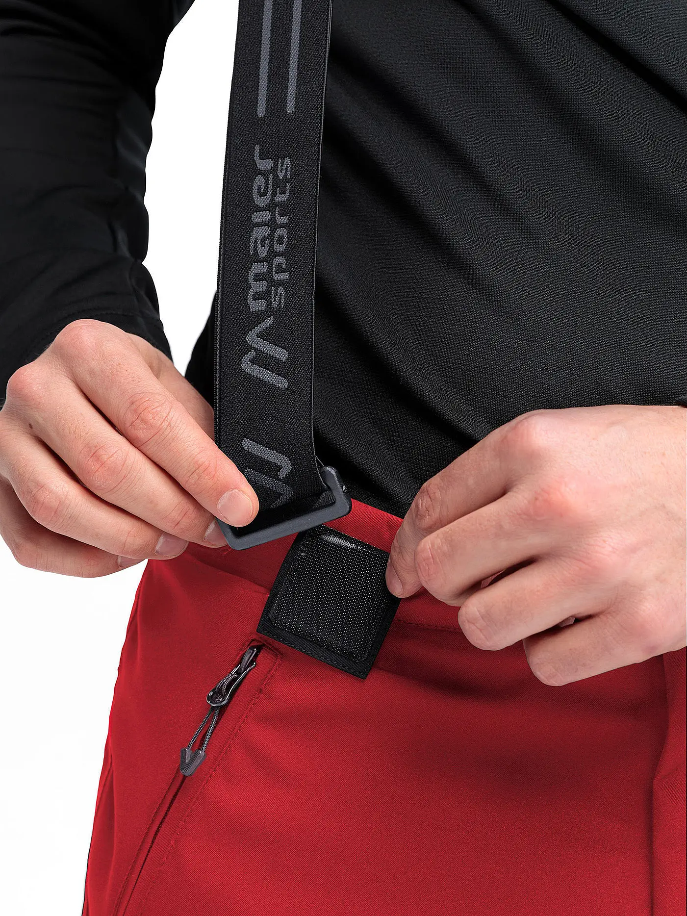MAIER SPORTS | Herren Skihose Anton Slim 2.0 | rot
