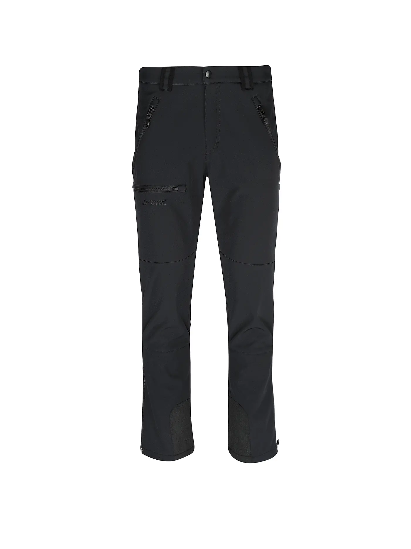 MAIER SPORTS | Herren Softshell Wanderhose Adakit | schwarz