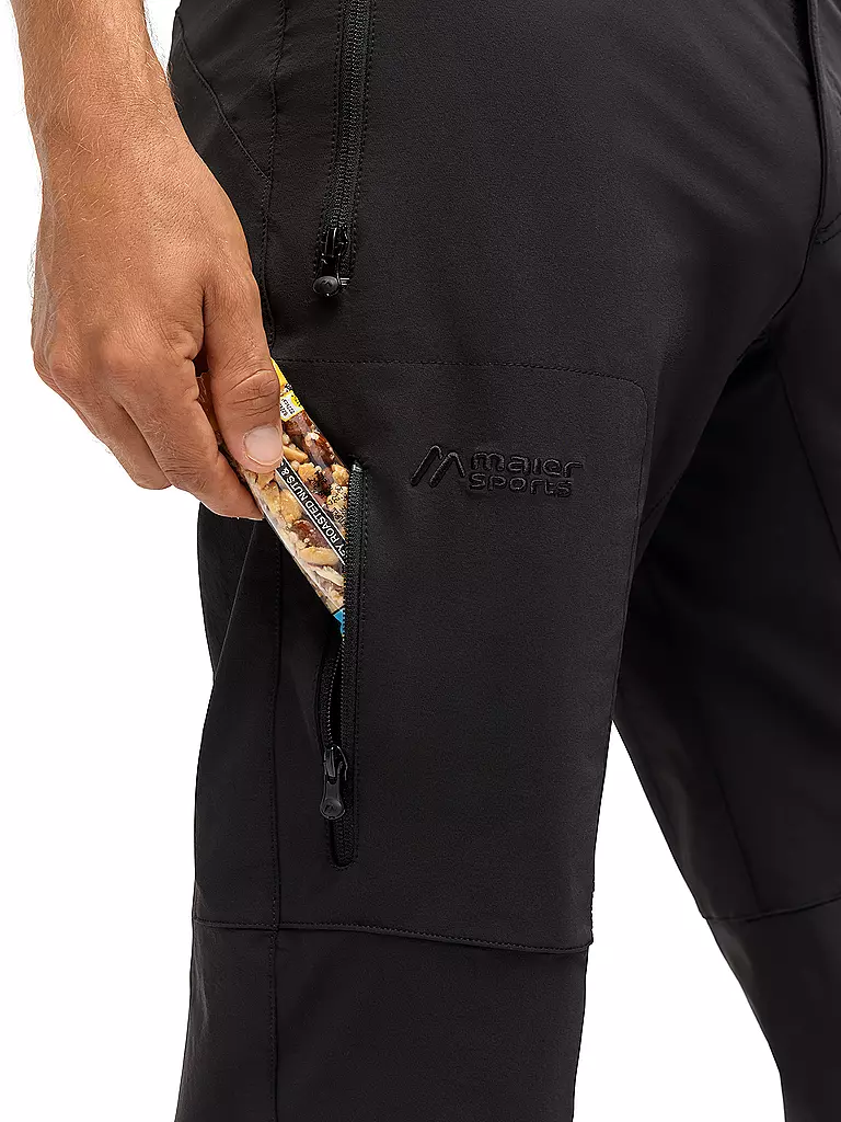 MAIER SPORTS | Herren Wanderhose Halitit | schwarz