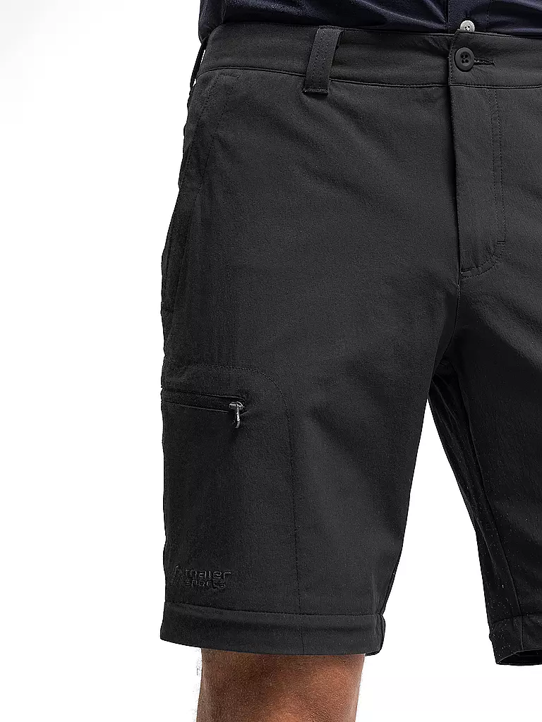 MAIER SPORTS | Herren ZippOff-Wanderhose Tajo T | schwarz