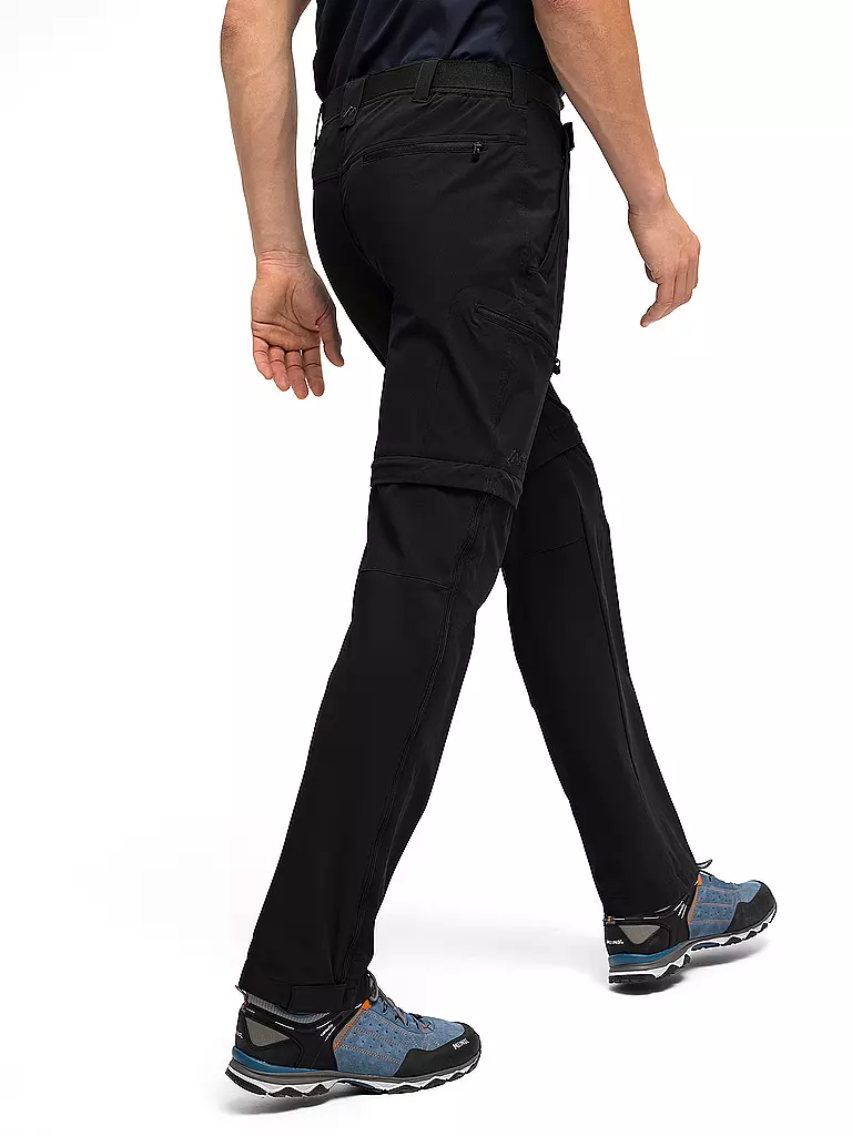 MAIER SPORTS | Herren ZippOff-Wanderhose Tajo T | schwarz