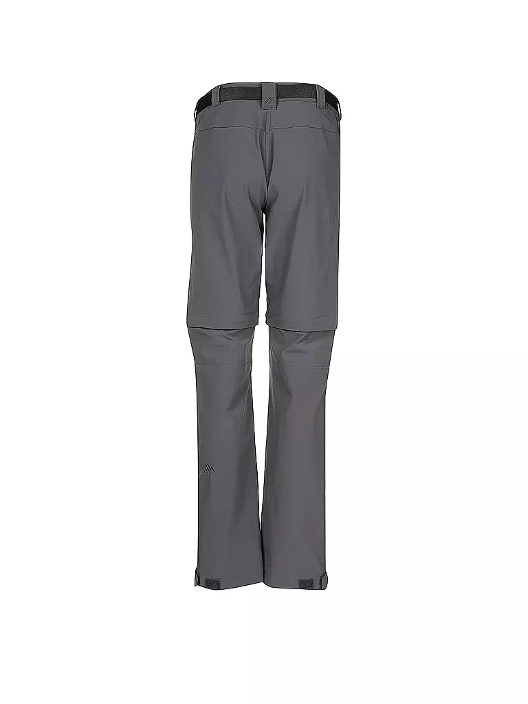 MAIER | Damen ZippOff-Wanderhose Nata | grau