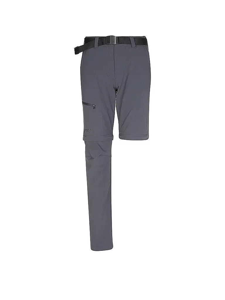 MAIER | Damen ZippOff-Wanderhose Nata | grau