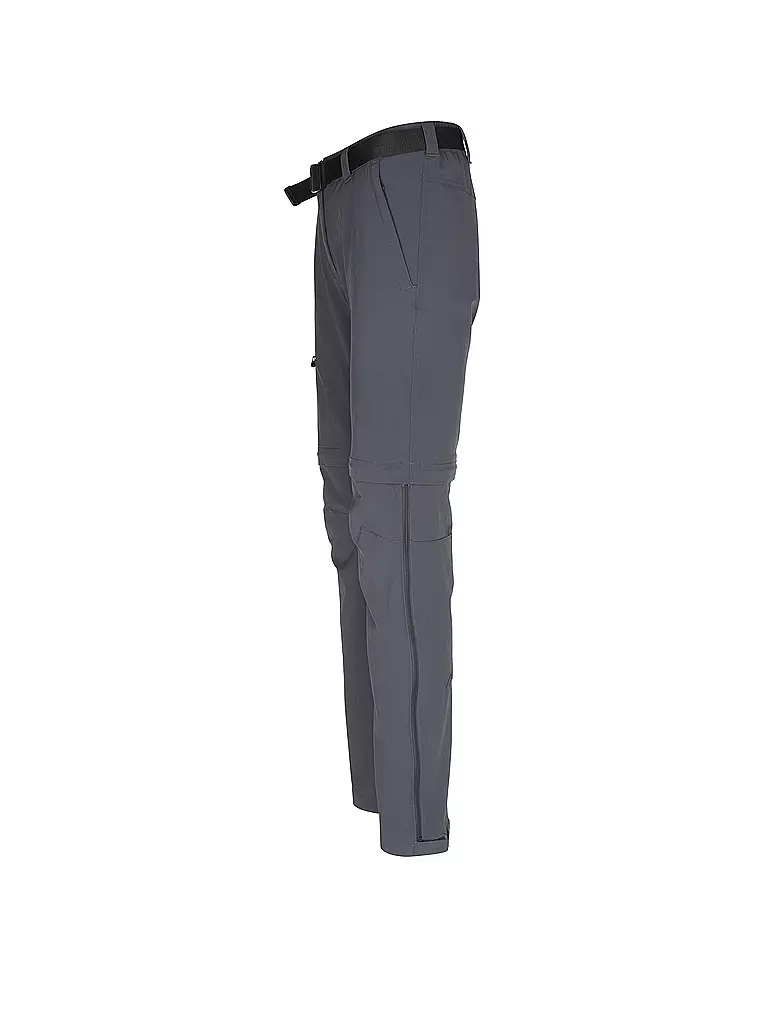 MAIER | Damen ZippOff-Wanderhose Nata | grau