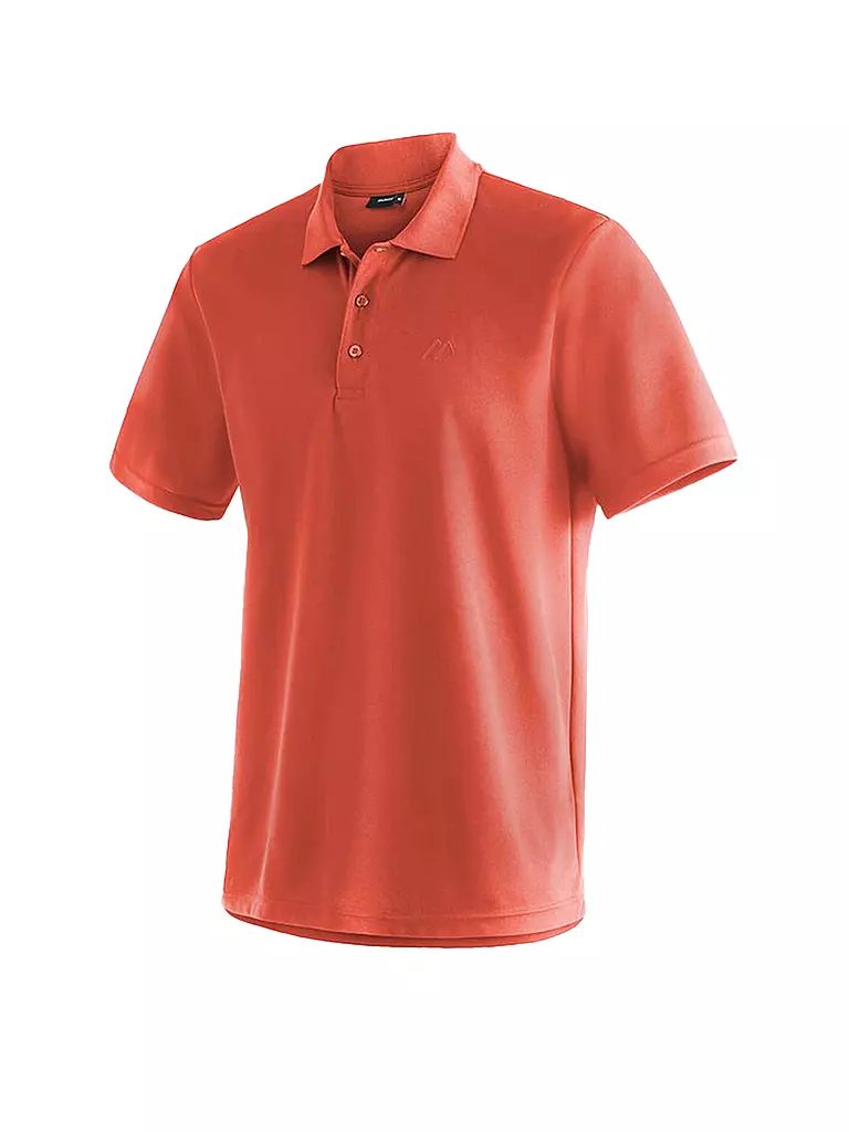 MAIER | Herren Funktionspolo Ulrich | orange