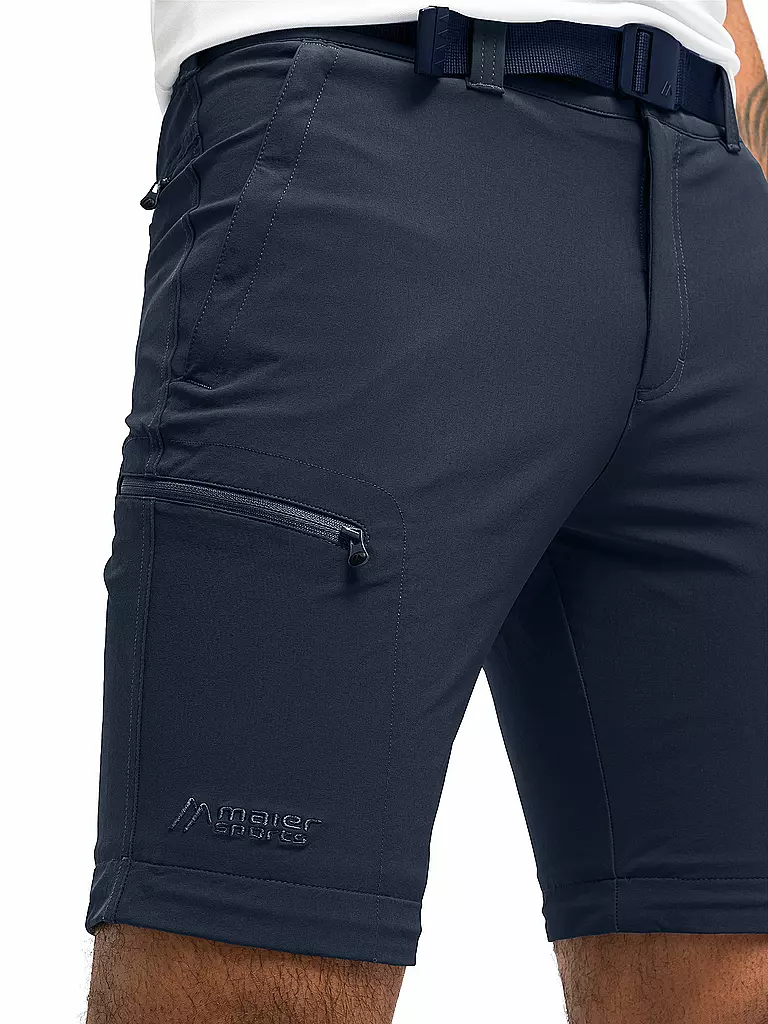 MAIER | Herren Wanderhose Tajo2 ZipOff | dunkelblau