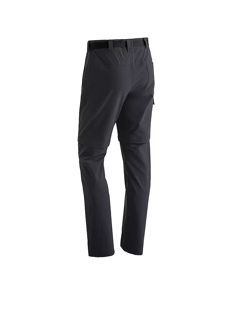 MAIER | Herren Wanderhose Torid Slim ZipOff | schwarz