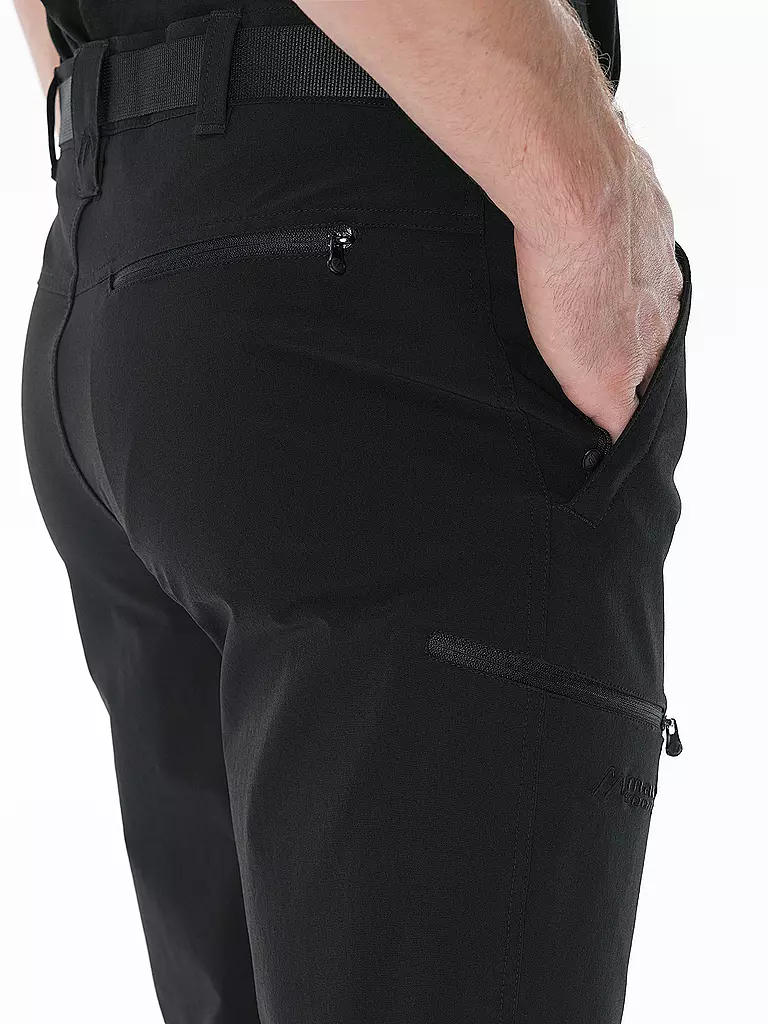 MAIER | Herren Wanderhose Torid Slim | schwarz