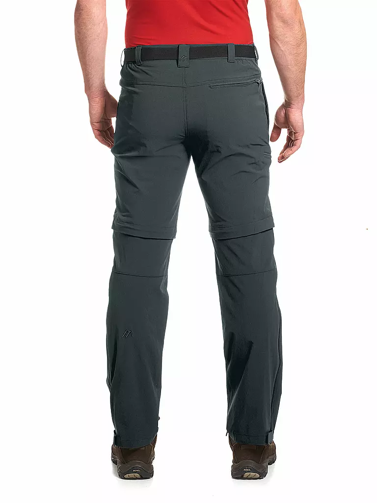 MAIER | Herren ZippOff-Wanderhose Tajo T | schwarz