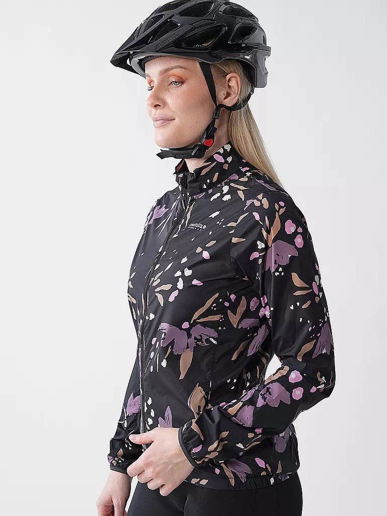 MALOJA | Damen Jacke Seism. Printed | schwarz