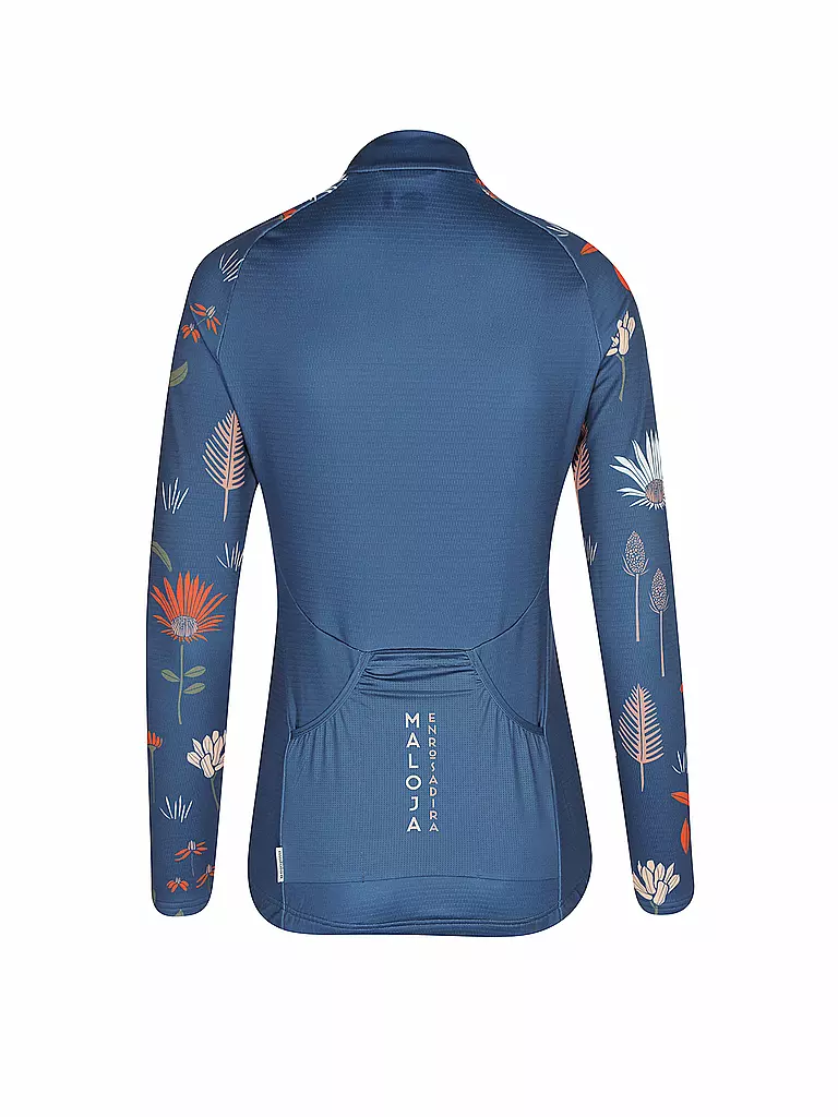 MALOJA | Damen Rad Trikot GanesM. 1/1 | blau