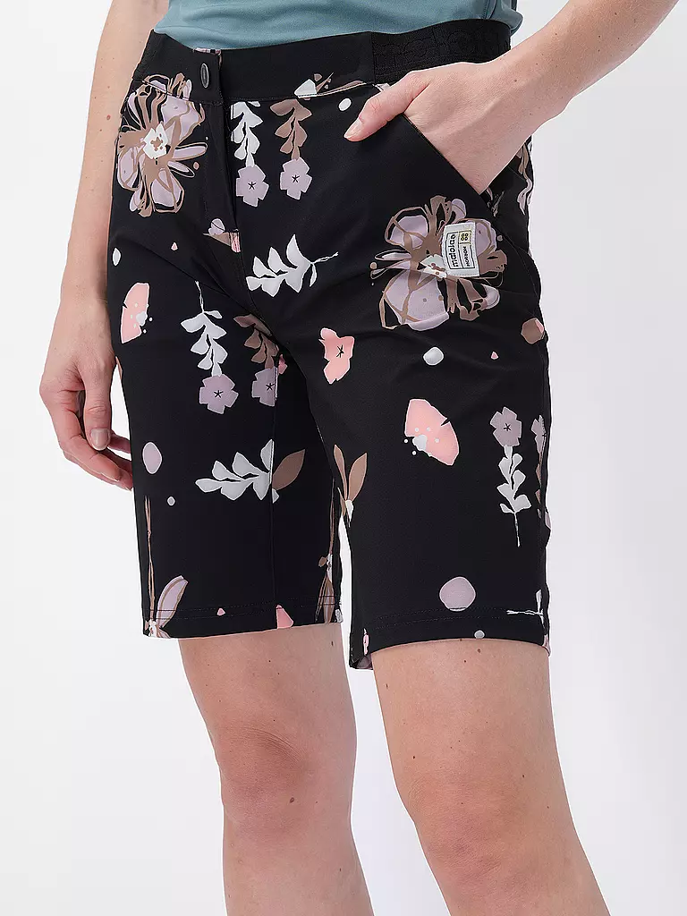 MALOJA | Damen Radshort AnemonaM. Printed | schwarz