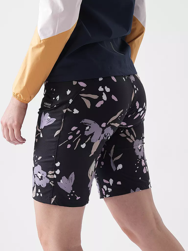 MALOJA | Damen Radshort AnemonaM. Printed | schwarz