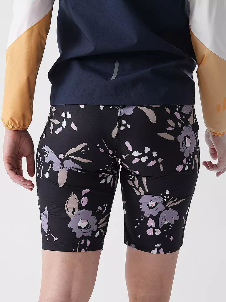 MALOJA | Damen Radshort AnemonaM. Printed | schwarz