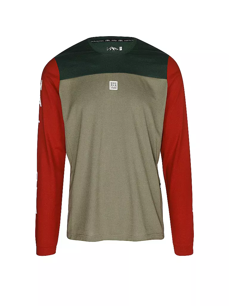 MALOJA | Herren Radshirt HaunoldM. LS | olive