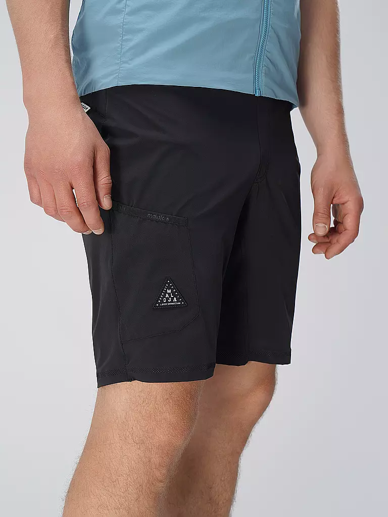 MALOJA | Herren Radshort StagiasM. | schwarz