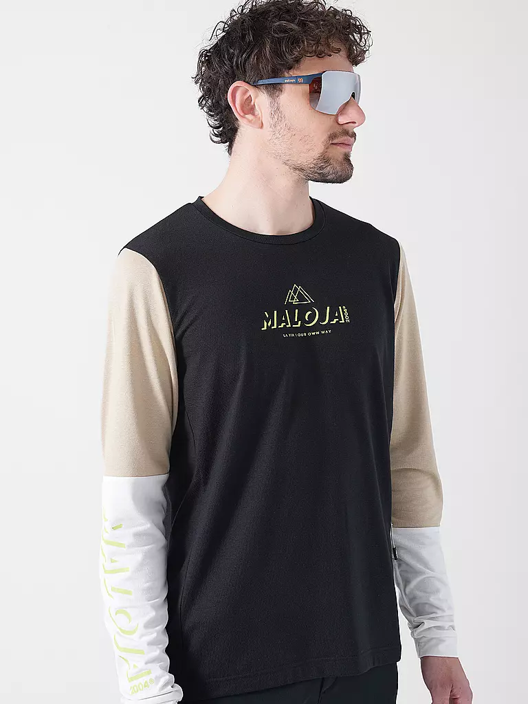 MALOJA | Herren Radtrikot AnderterM. | schwarz