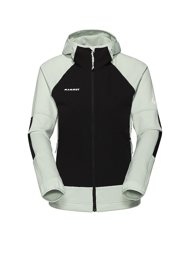 MAMMUT Damen Fleecejacke Massone Hoodie hellgrün | S