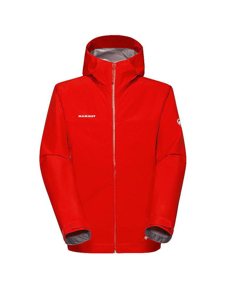 MAMMUT Herren Wanderjacke Crater Light 3L GTX Hoodie rot | XL