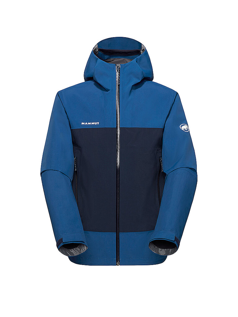 MAMMUT Herren Wanderjacke Crag 2,5L Hoodie blau | M