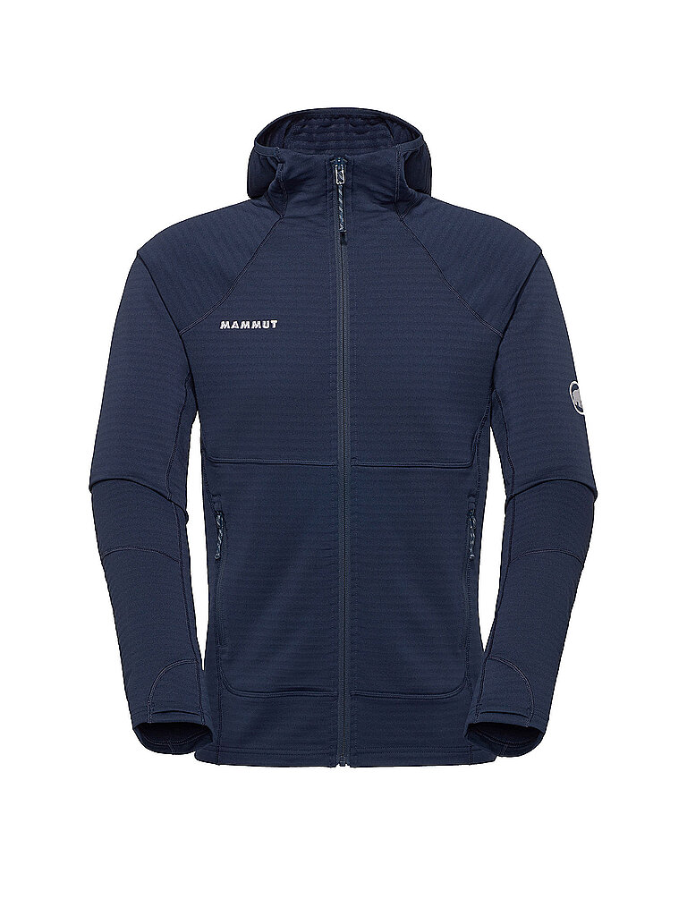 MAMMUT Herren Fleecejacke Taiss Hoodie dunkelblau | L