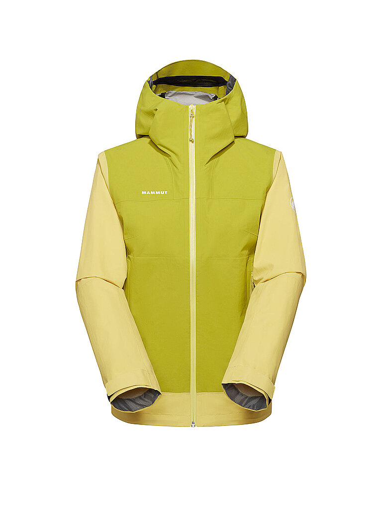 MAMMUT Damen Wanderjacke Crag 2,5L Hoodie gold | XS
