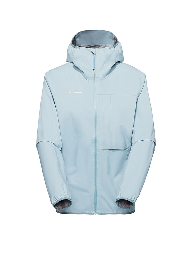 MAMMUT Damen Wanderjacke Ducan Light 2,5L Hoodie hellblau | M