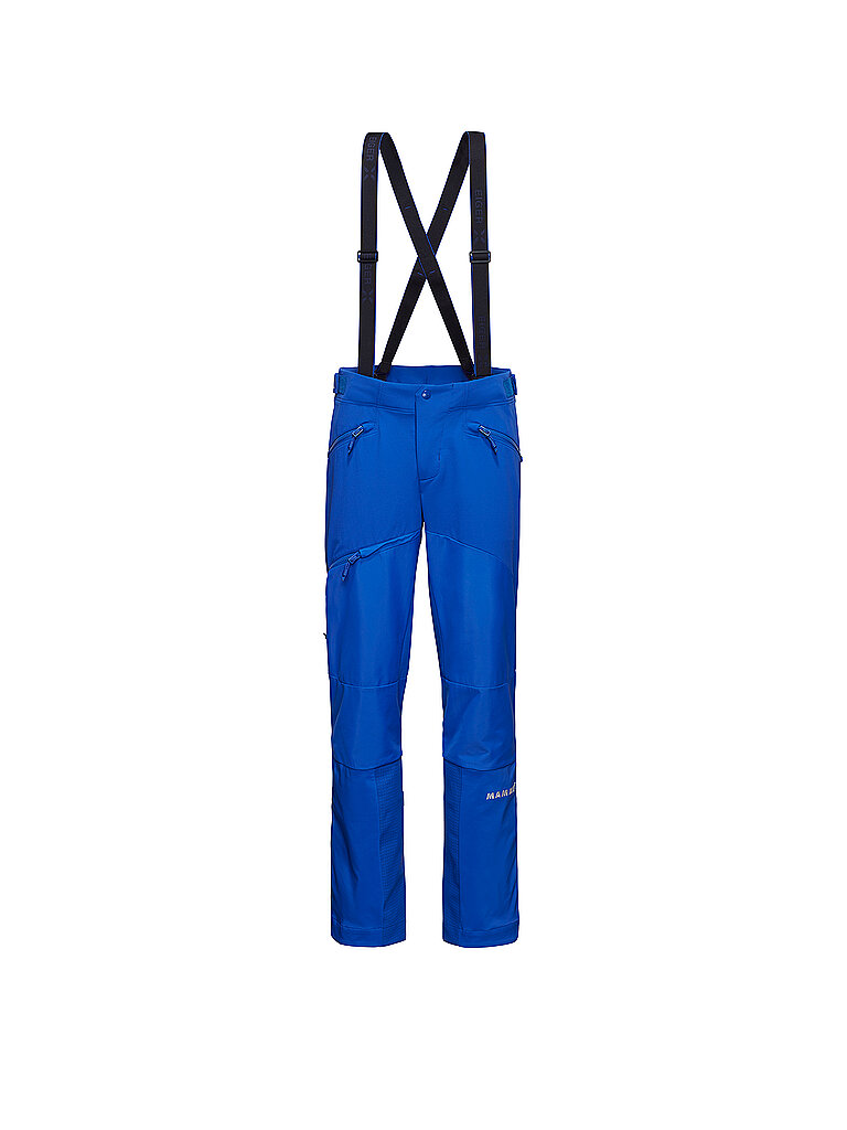 MAMMUT Herren Softshell Tourenhose Eiger Nordwand Pro mit Träger blau | 48
