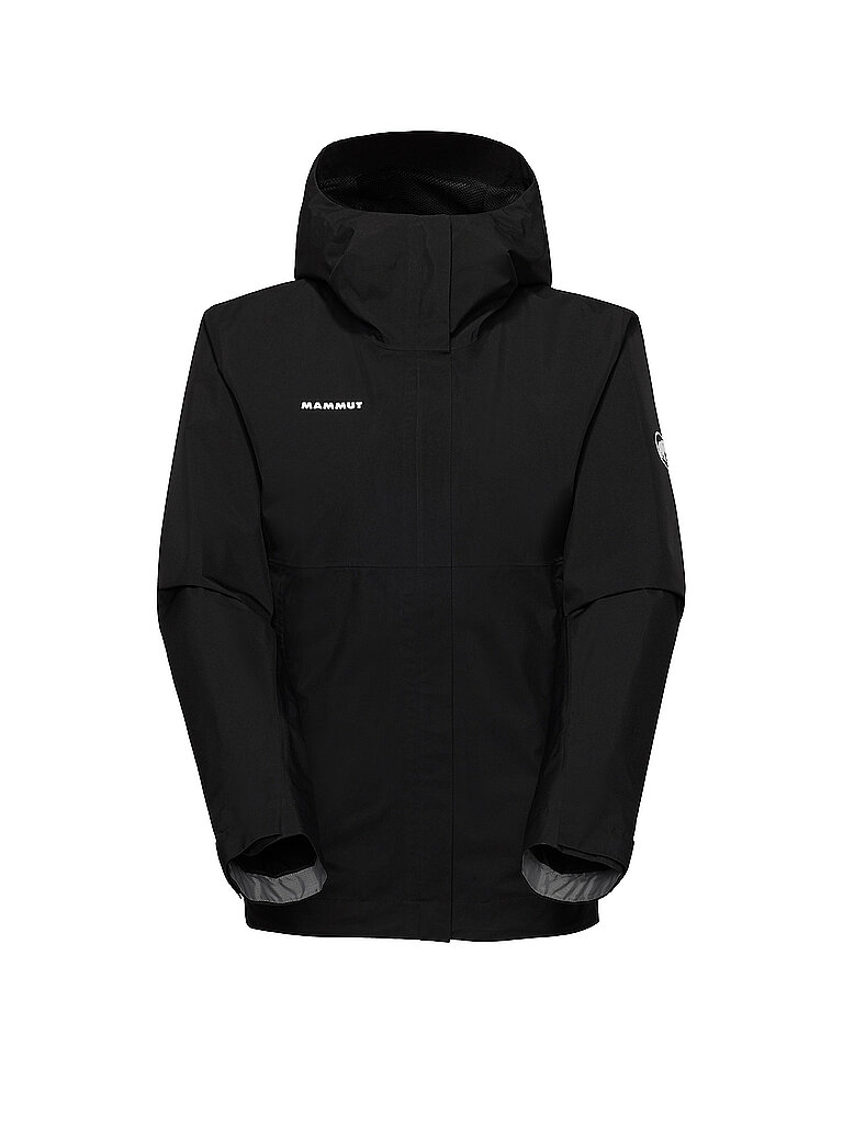 mammut Damen Wanderjacke Treeline Light 2L GTX Hoodie schwarz