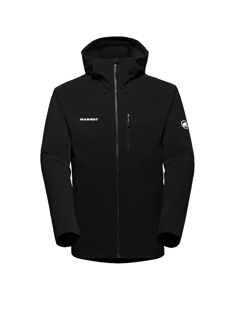mammut Herren Softshelljacke Ultimate Comfort Hoodie schwarz