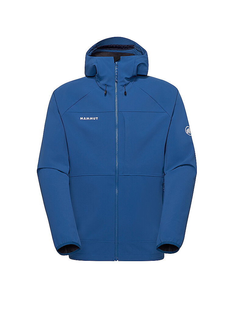 MAMMUT Herren Softshelljacke Ultimate Comfort Hoodie blau | S