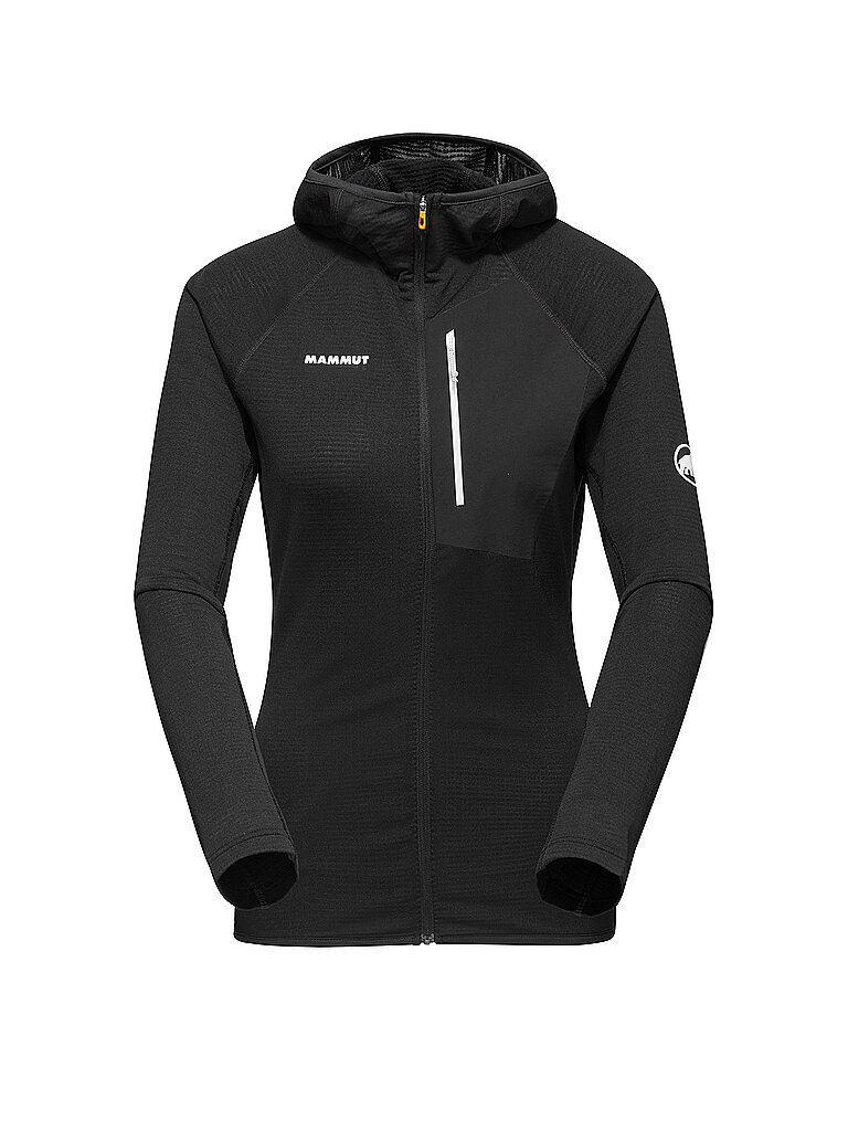 mammut Damen Fleecejacke Aenergy Light ML Hoodie schwarz