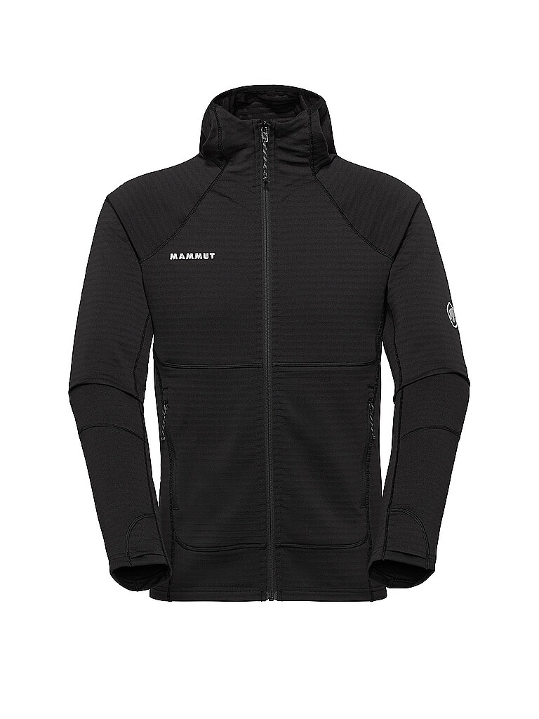 mammut Herren Fleecejacke Taiss Hoodie schwarz