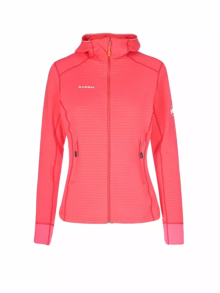 MAMMUT | Damen Fleecejacke Aconcagua Light Hooded | rot