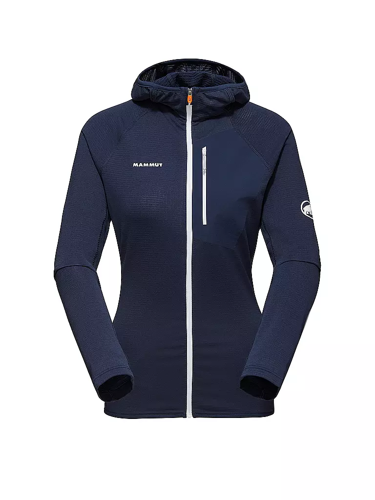 MAMMUT | Damen Fleecejacke Aenergy Light ML Hoodie | dunkelblau