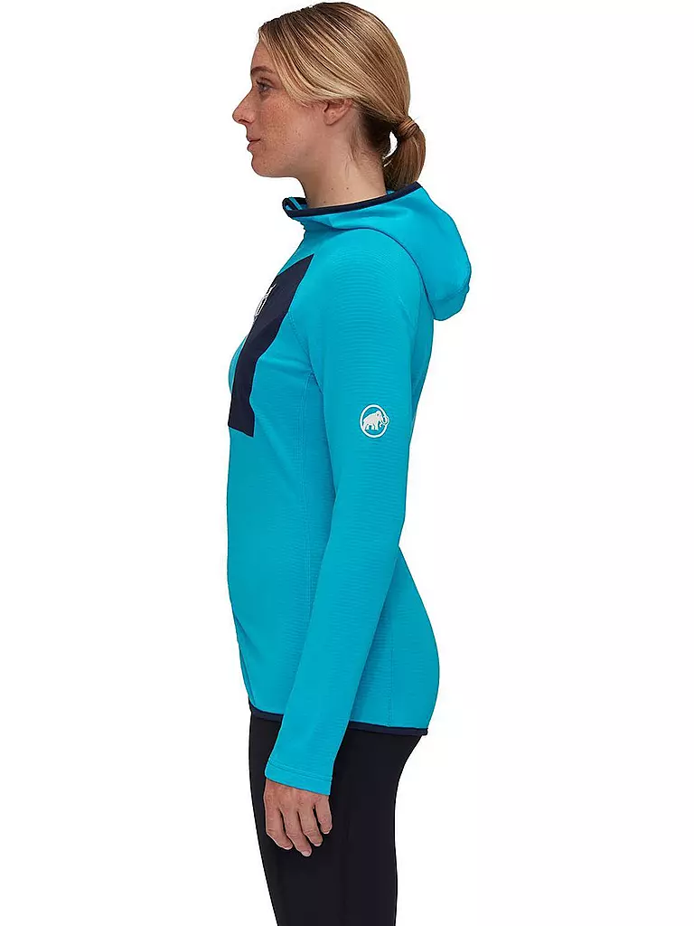 MAMMUT | Damen Fleecejacke Aenergy Light ML Hoodie | dunkelblau